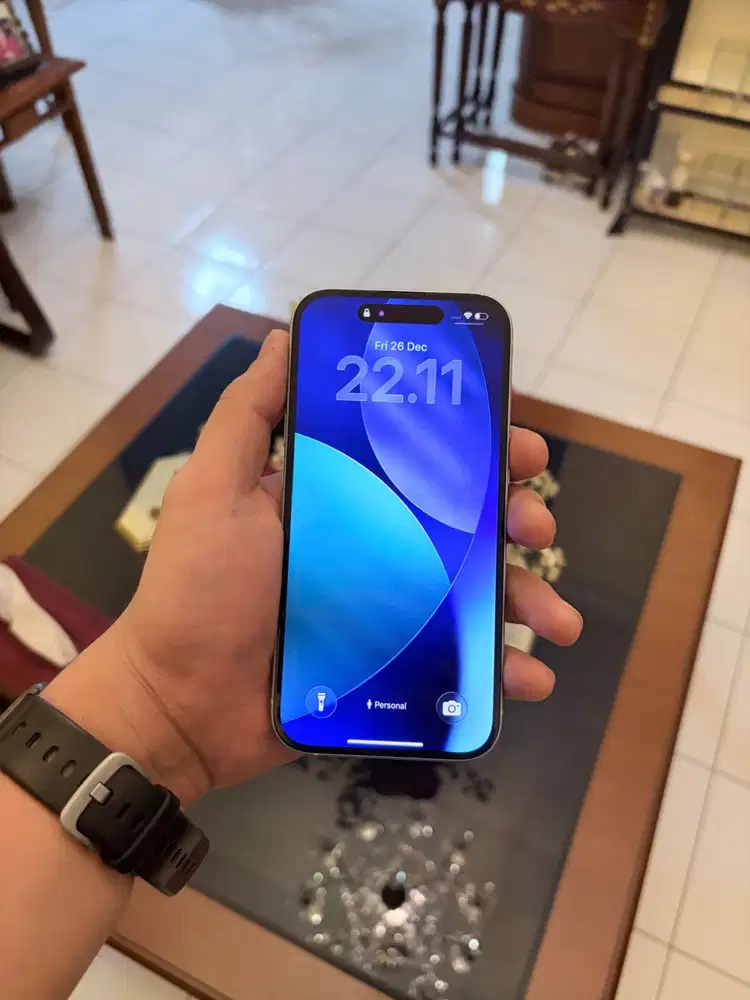 IPHONE 15 128 BLUE RESMI BH 99 GARANSI PANJANG