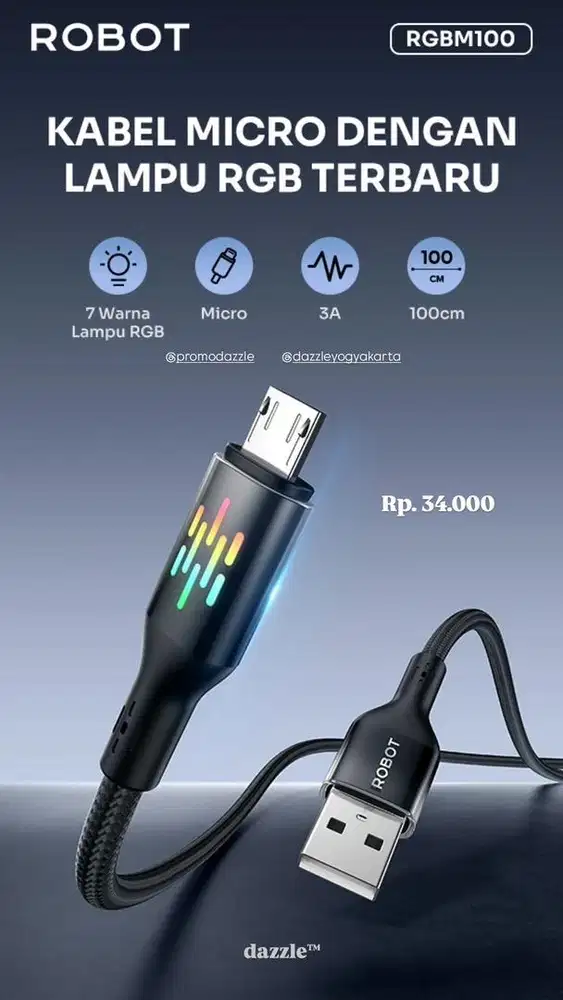 KABEL CHARGER ROBOT RGBM100