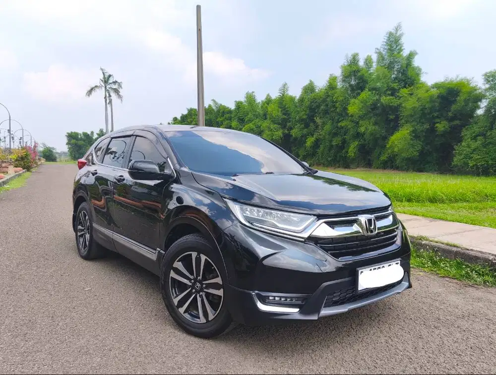 Honda New CRV PRESTIGE Turbo AT 2018 Hitam Panoramic sunroof Srvc Recd