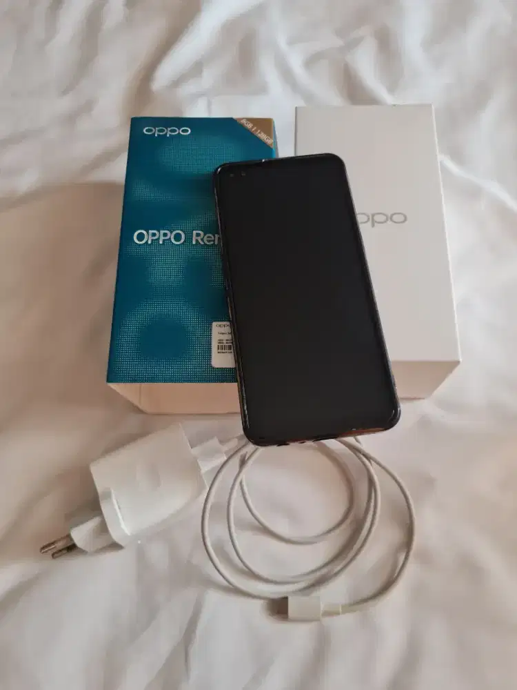 Oppo Reno 4F, 8/128 Gb Lengkap