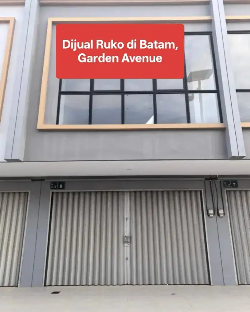 Dijual Ruko di Batam, Garden Avenue