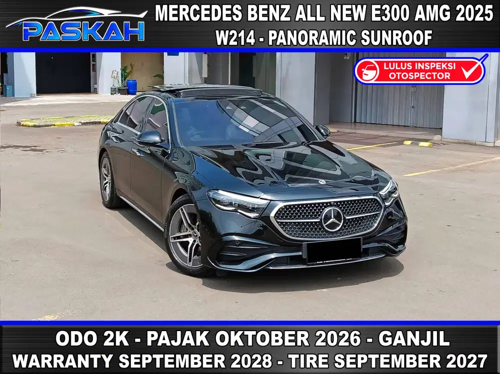 BARU=3BULAN Nik=2025 ASLI KM=TIGA RIBU BUNGA=4% Mercedes E300 AMG 2025