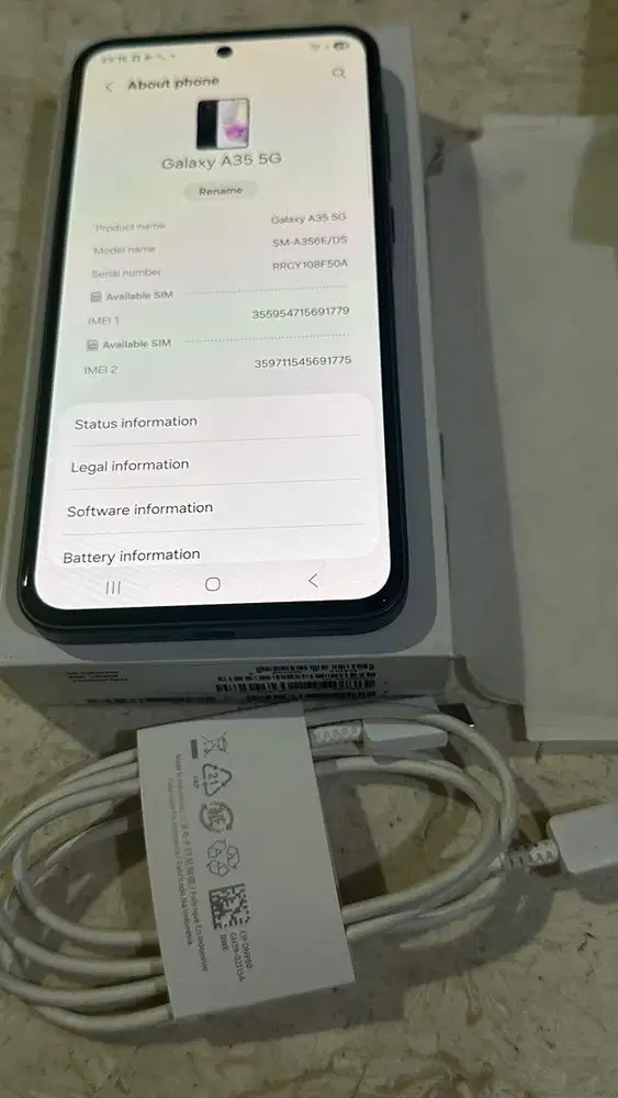 Samsung A35 5G 8/256Gb Resmi SEIN