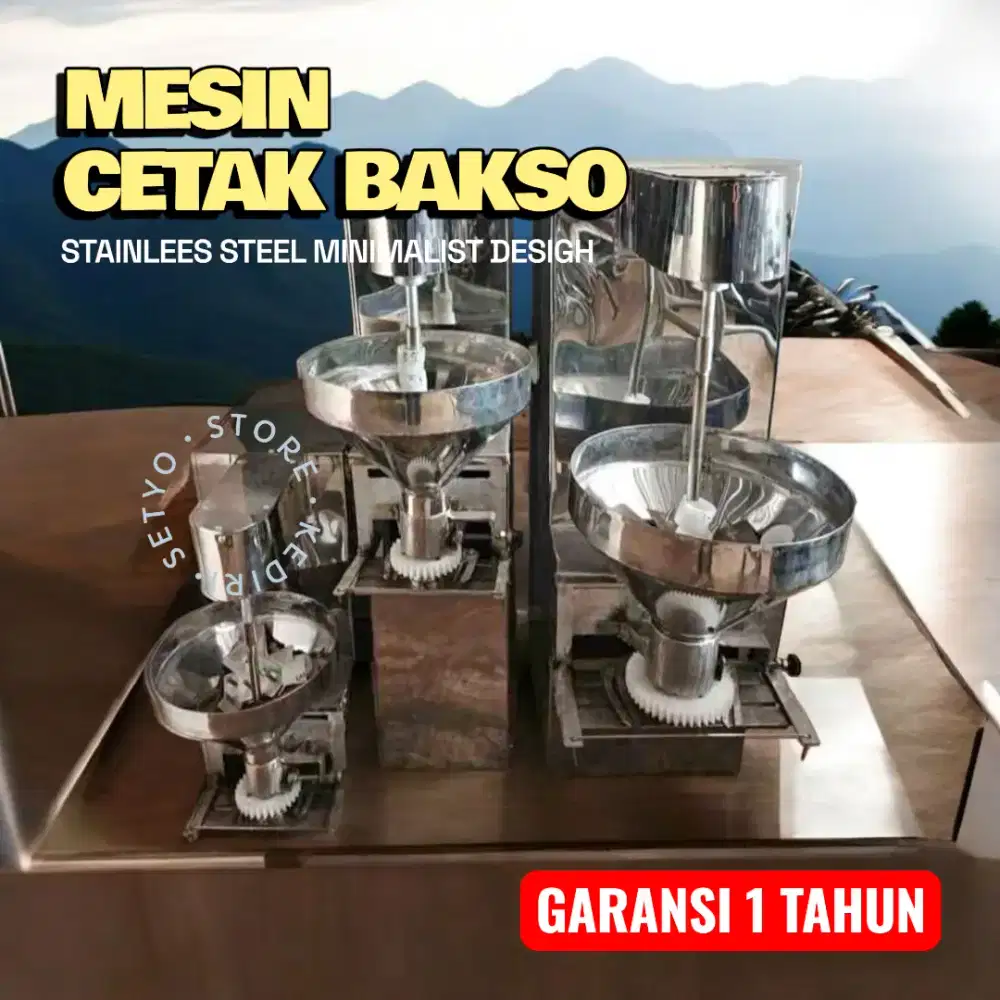 Mesin Cetakan Pentol Bakso praktis Murah Garansi