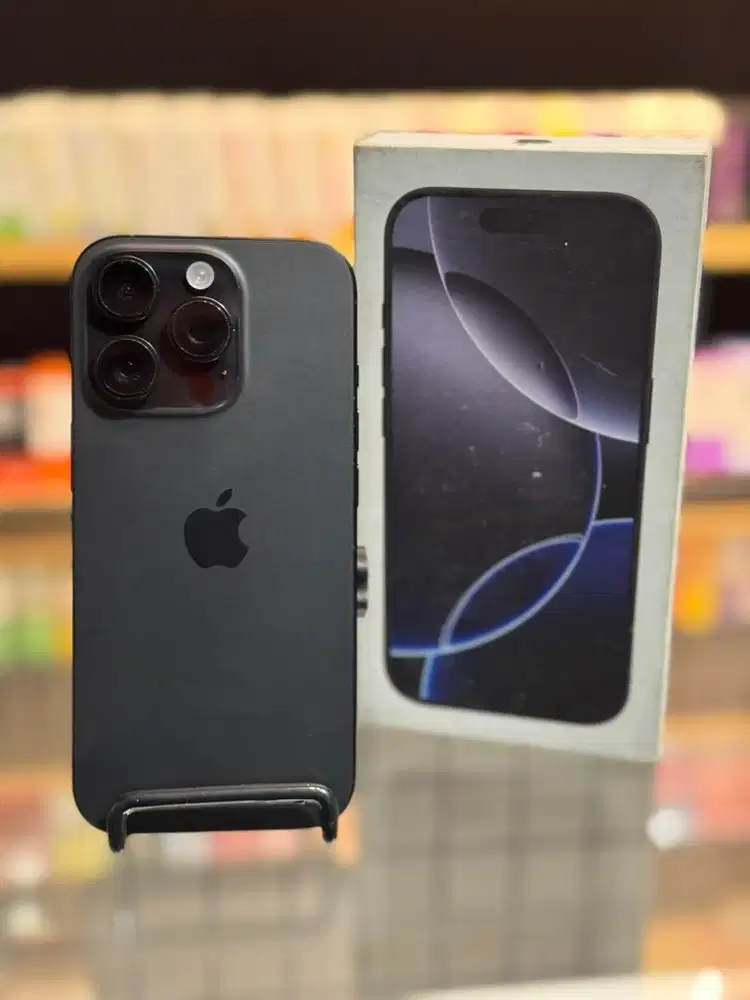 iPhone 16 Pro 256GB Black Dual Sim Fisik Bisa TT