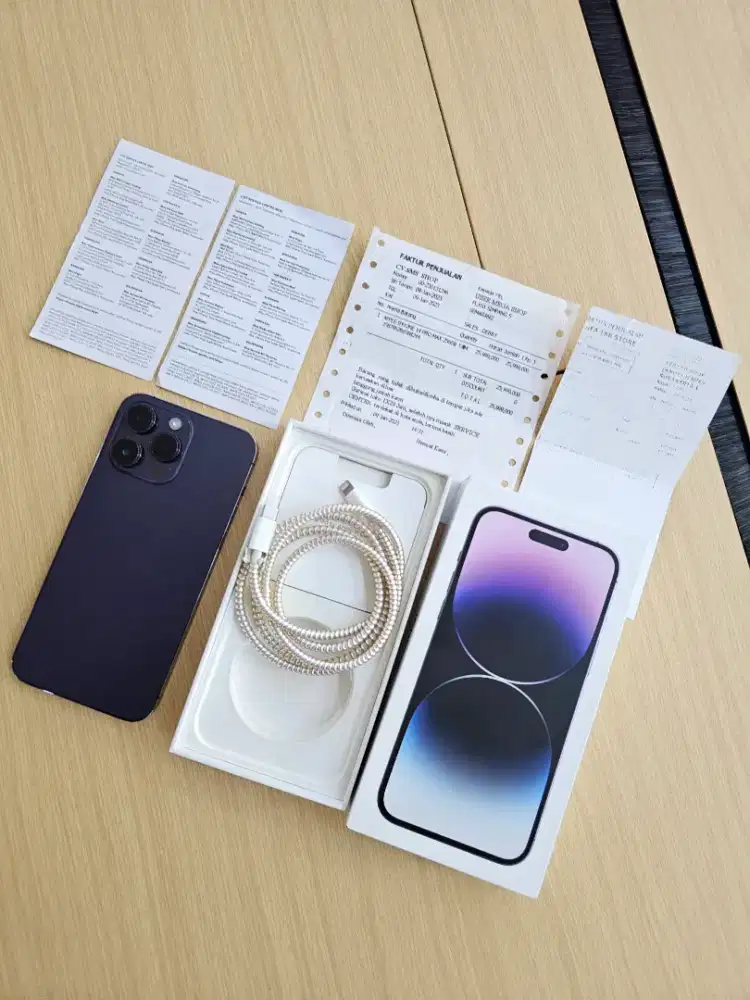 iPhone 14 PROMAX 256GB iBox BH 90% Like new fullset ORI