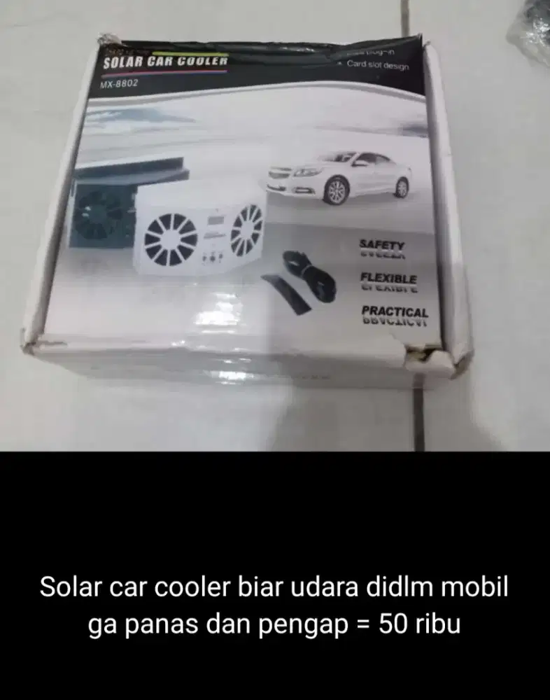 Solar Car Cooler Untuk Mobil (Baru)
