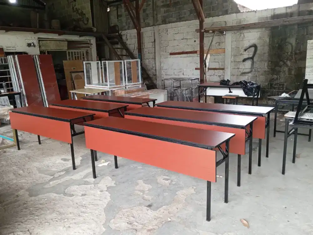 Meja lipat IBM polaris/meja kantor/meja kampus/aprtemen dll