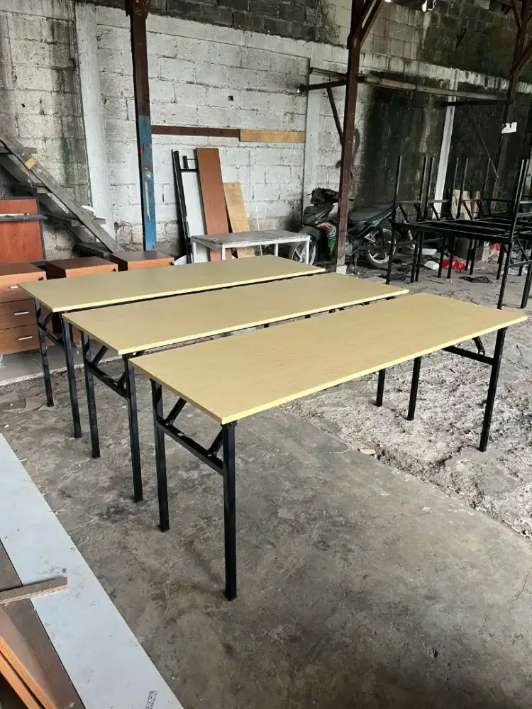 Meja lipat IBM/meja kantor/EO/kampus,DLL