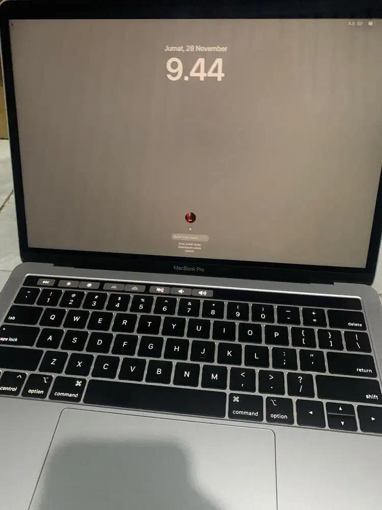 Macbook Pro 2019 Touchbar
