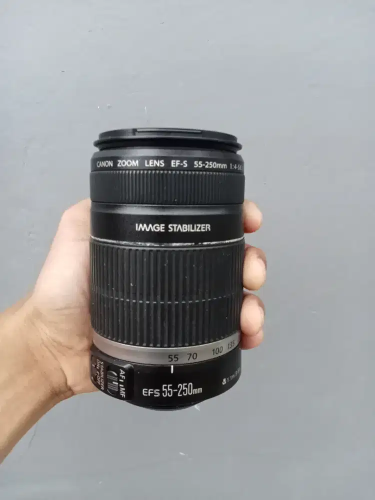 Lensa telle Canon 55-250mm is