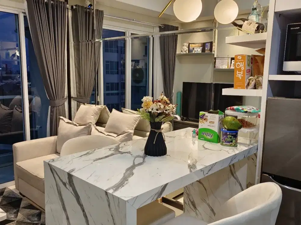 Vky - Dijual Apartemen Puri Mansion Tower Crystal 2BR+Studio Furnish
