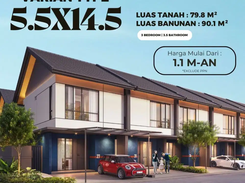 VP - Dijual Rumah Park Serpong Grand Cendana Siutes Type 3B 5,5x14,5