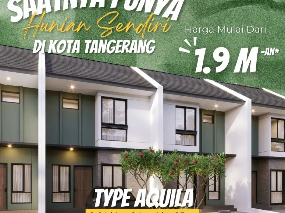 VP - Dijual Rumah Cassia Ayodhya Type Aquila 6x14