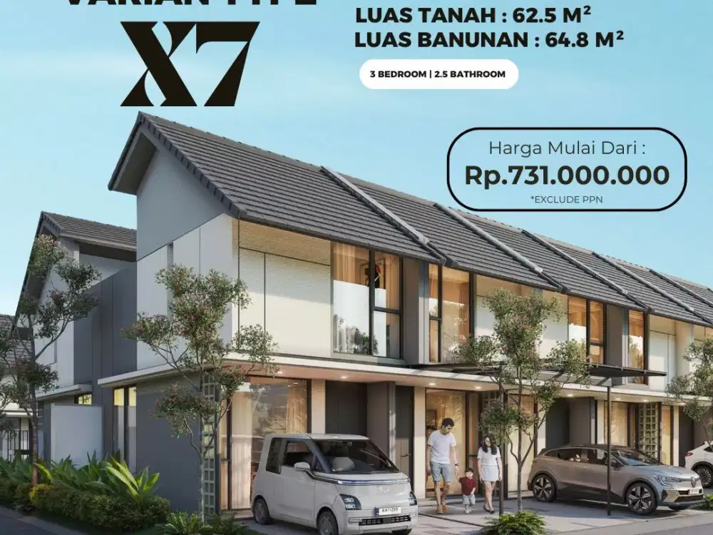 VP - Dijual Rumah Park Serpong Type X7 2BR 5X12,5
