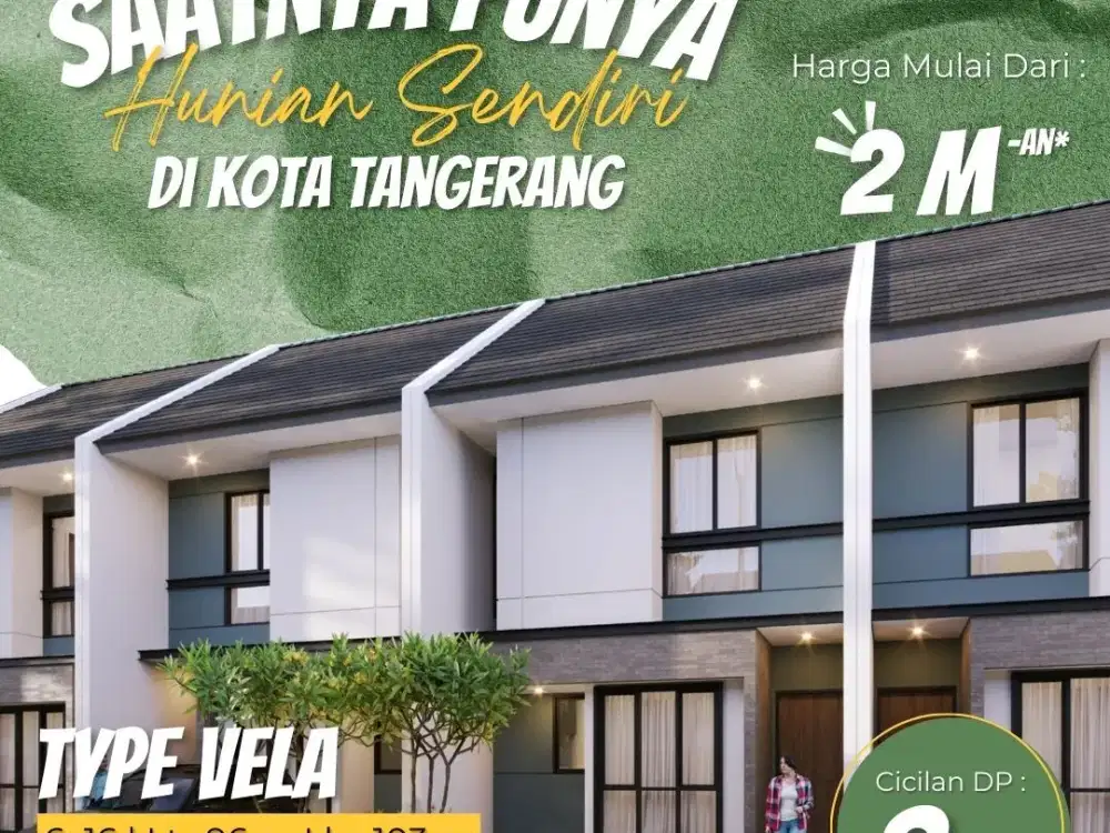 VP - Dijual Rumah Cassia Ayodhya Type Vela 6x16