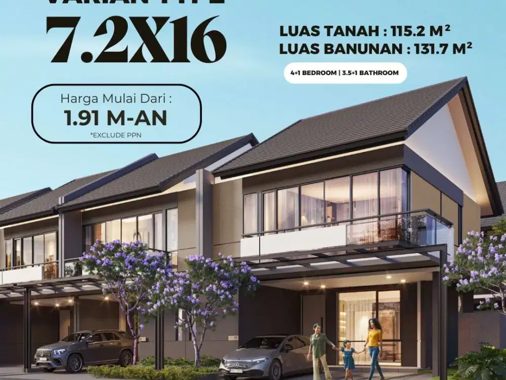 VP - Dijual Rumah Park Serpong BLACKSTAR 4BR Type 7,2X16