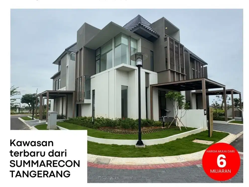 VP - Dijual Rumah Baru Summarecon Tangerang Type 12X18