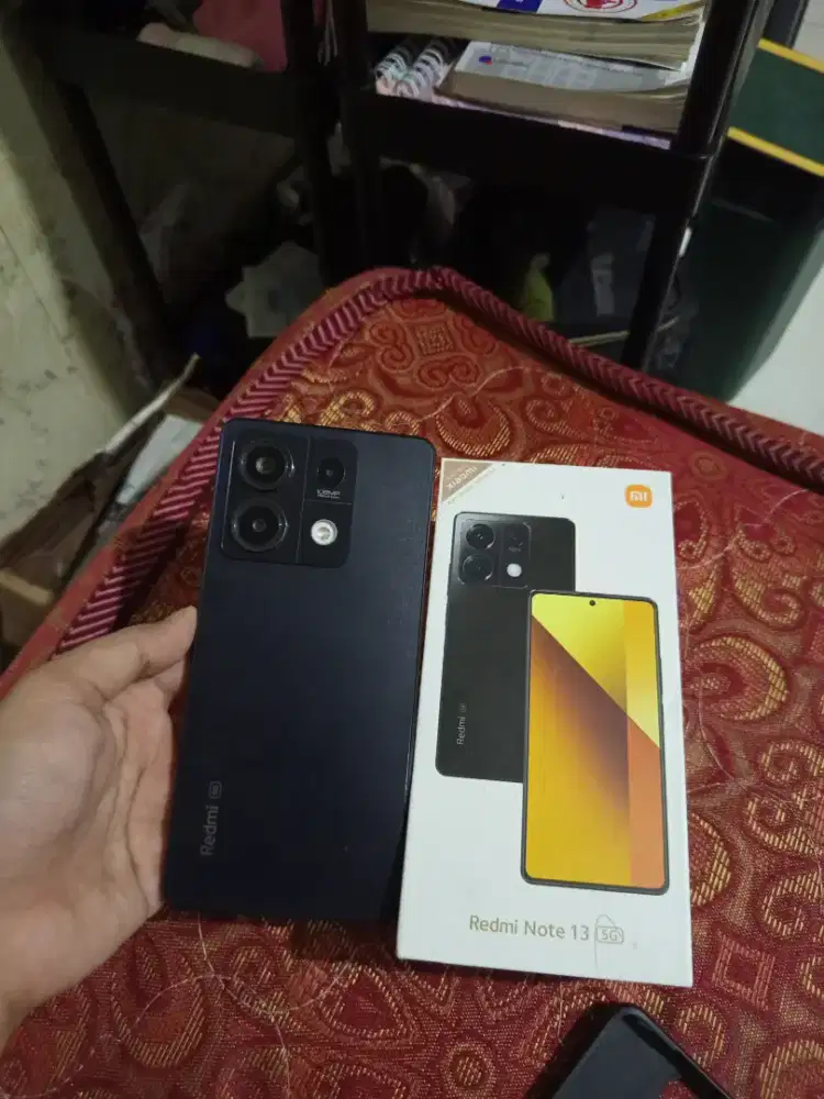 Resmi note 13 5g ram 8/256gb fullset