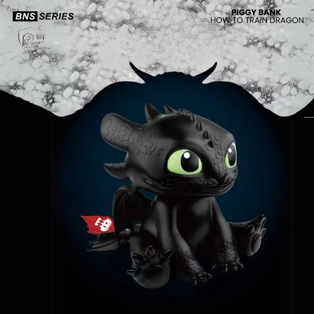 Celengan BNS Series Beast Kingdom Piggy Bank Toothless