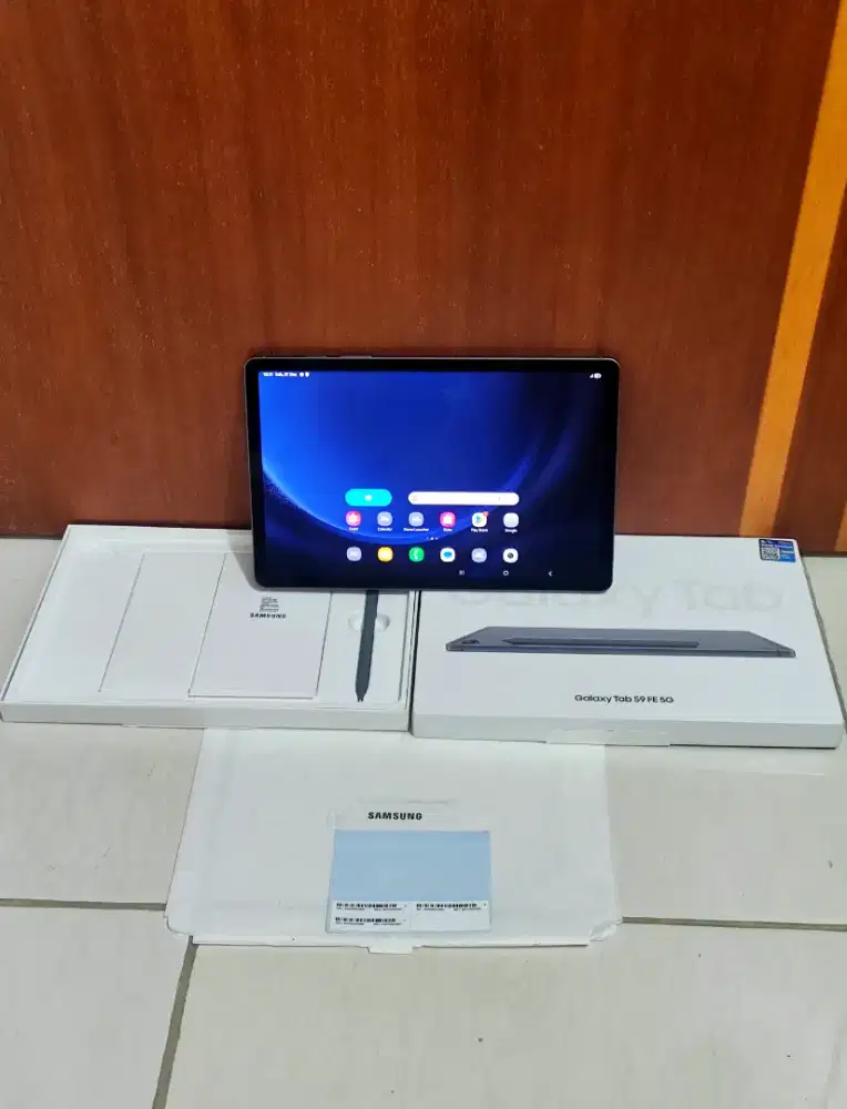 TT BT Tablet Samsung tab S9 FE 5G AKG Spen Baru not xiaomi pad 6 7 pro