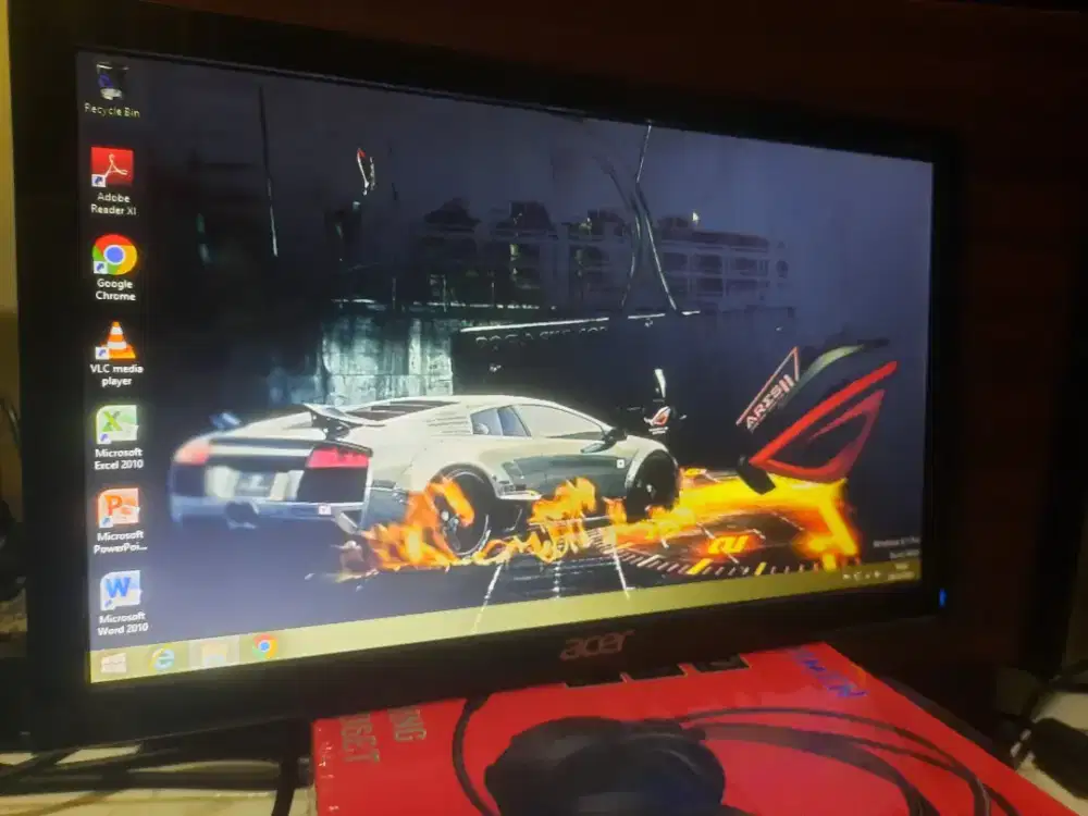 Monitor Komputer Acer 16inch LED(3Unit)Per Unit 250K  Normal Siap Tes