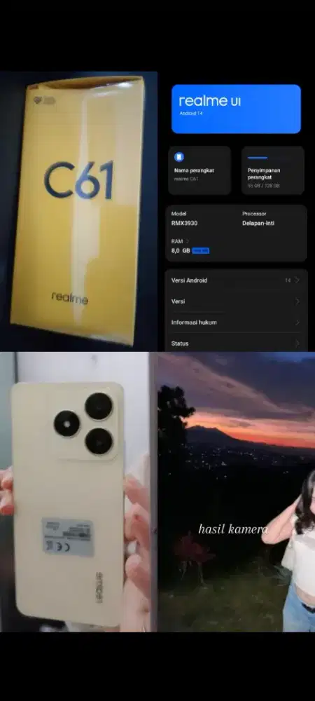 realme c61 bekas