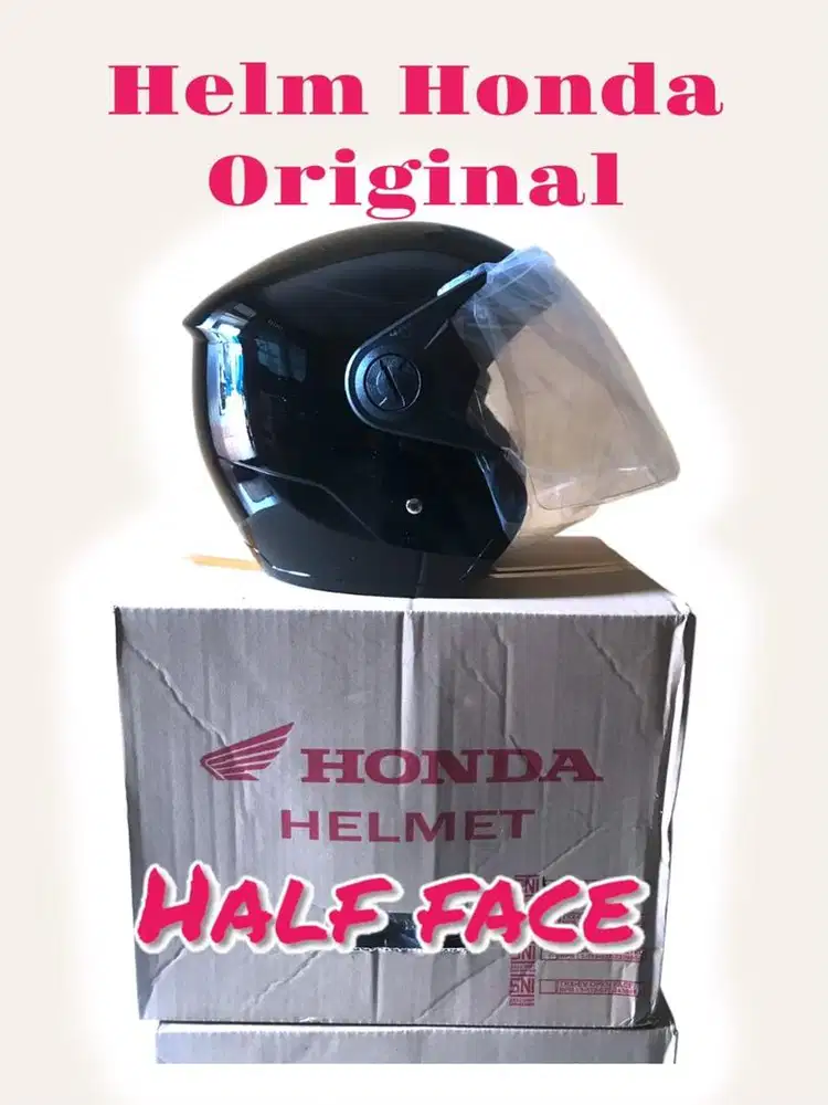 Helm Half Face HONDA Original