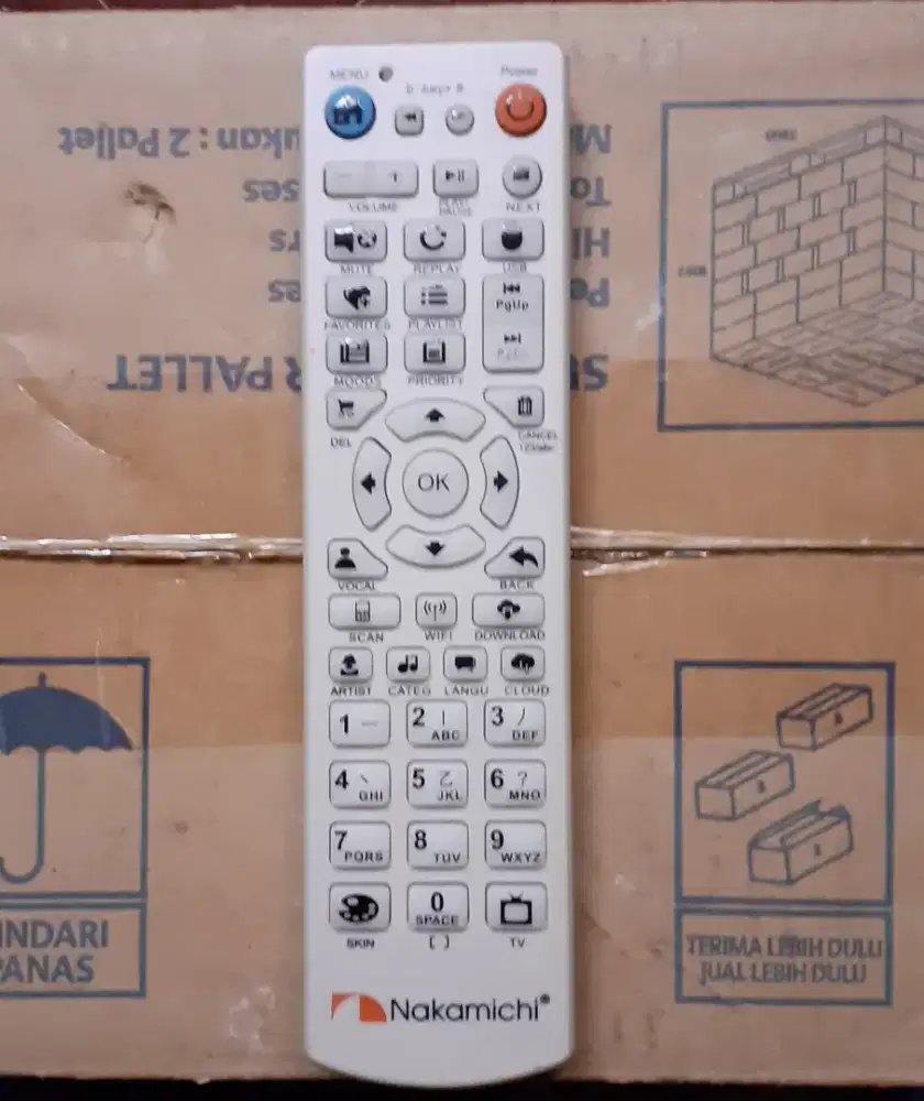 REMOTE Nakamichi (warna silver)