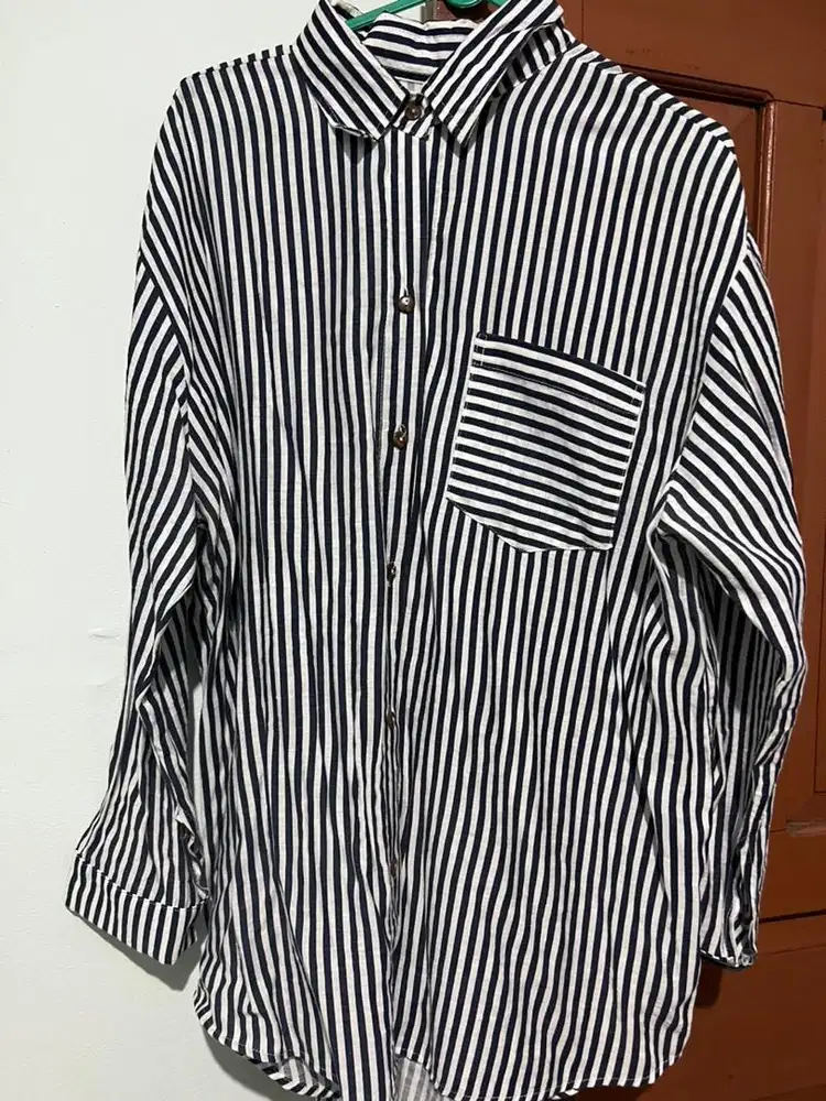 Kemeja garis ld 110