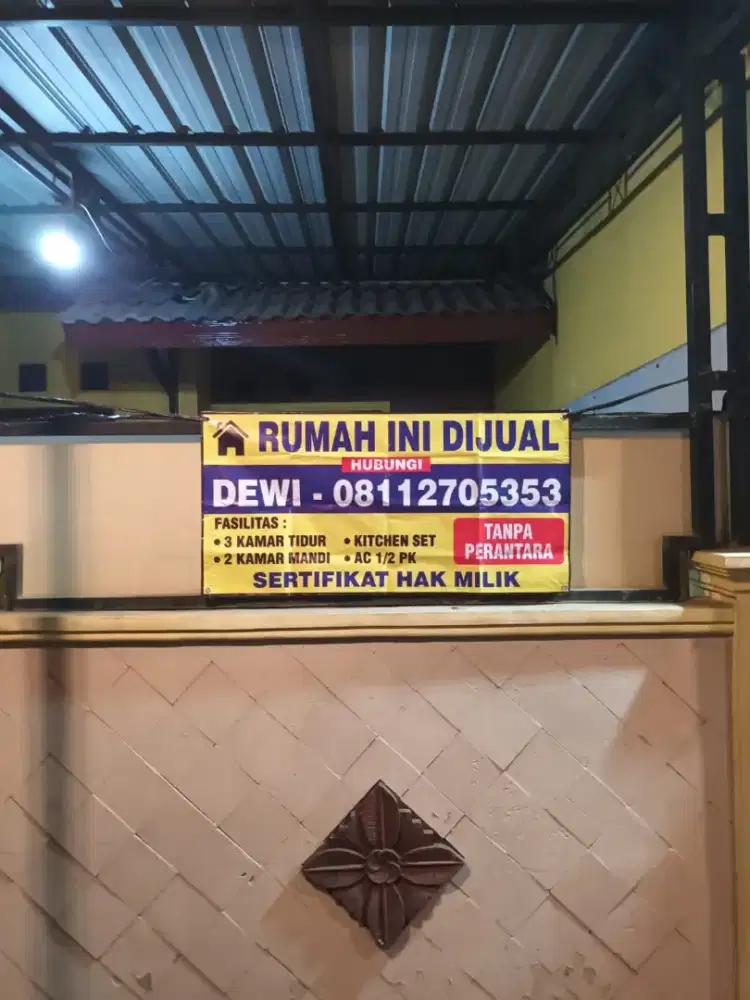 DIJUAL RUMAH SIAP HUNI. LINGKUNGAN NYAMAN, RAMAH ANAK
