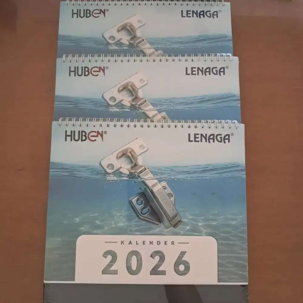 Kalender meja 2026 Huben Lenaga Kalender duduk