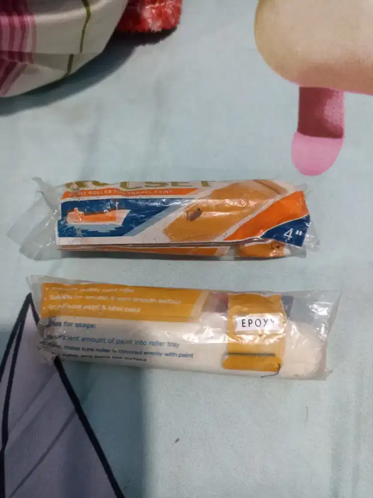 Rol busa cat enamel berukuran 4 inci