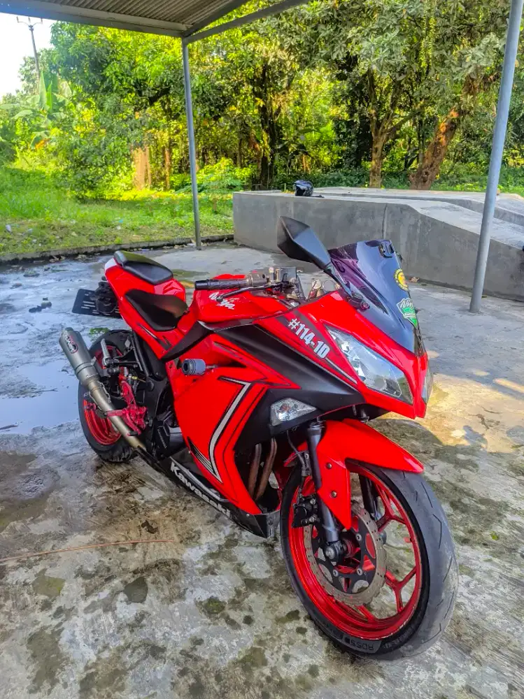 Ninja 250 fi tahun 2013 Merah