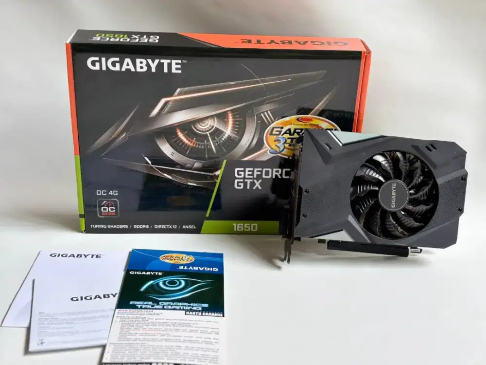 VGA Card Gigabyte Geforce GTX 1650 4GB DDR 6 Bekas