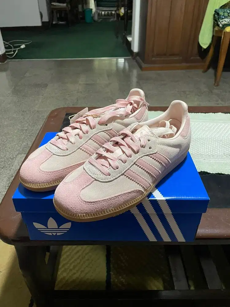 Adidas Samba OG W Wonder Quartz (pink suede)