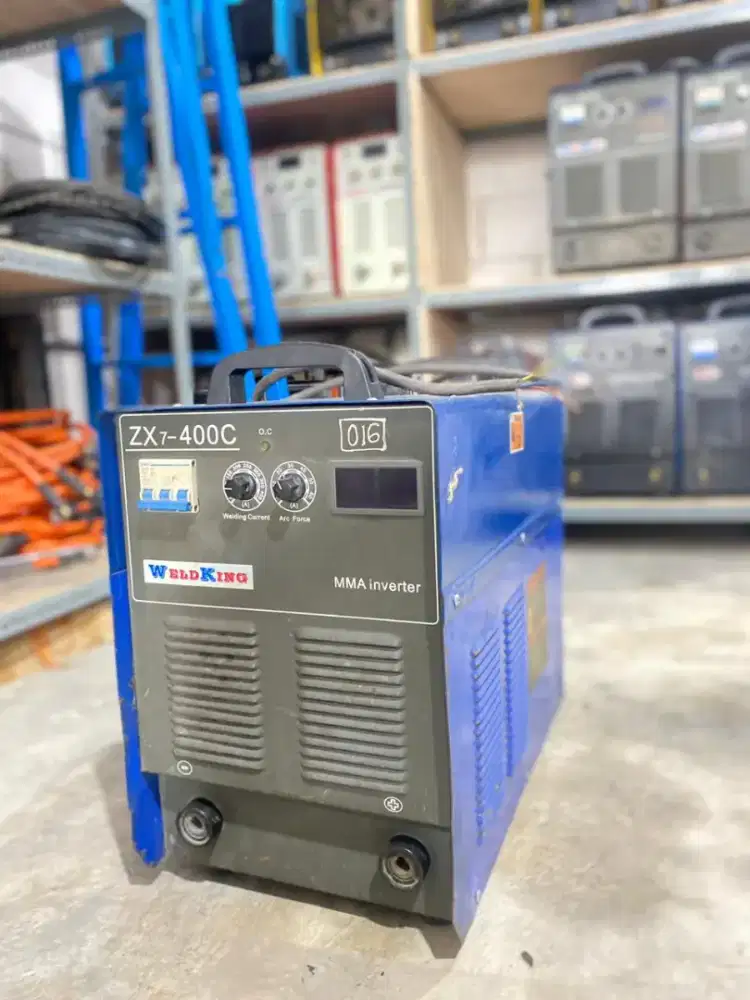 MESIN LAS BEKAS MMA 400A WELDKING SECOND 3 PHASE LISTRIK INVERTER