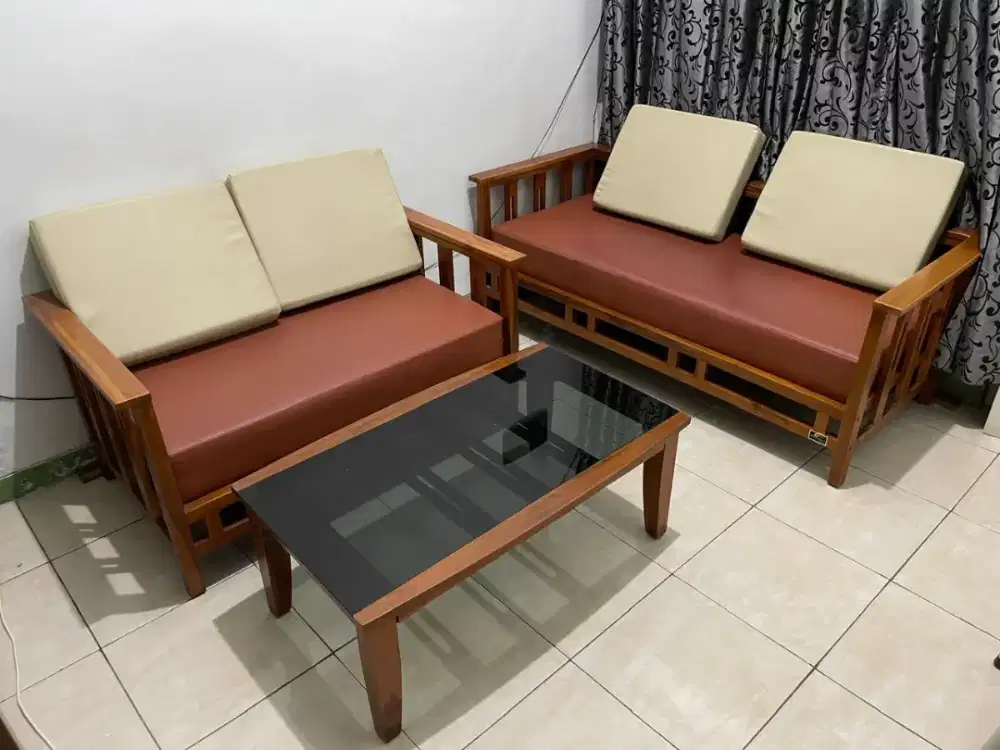 Jual sofa jati cambium