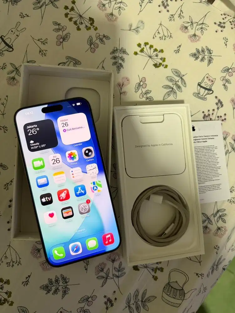Iphone 15 Pro Max 256 Gb Titanium Garansi Indo