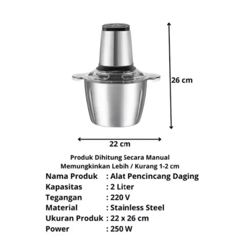 Penggiling Daging Chopper Blender 685 BARU