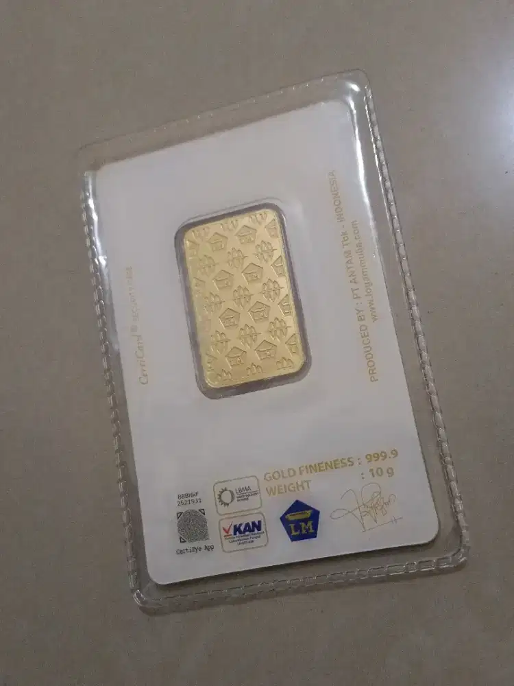 Dijual Cepat LM Antam 10gr