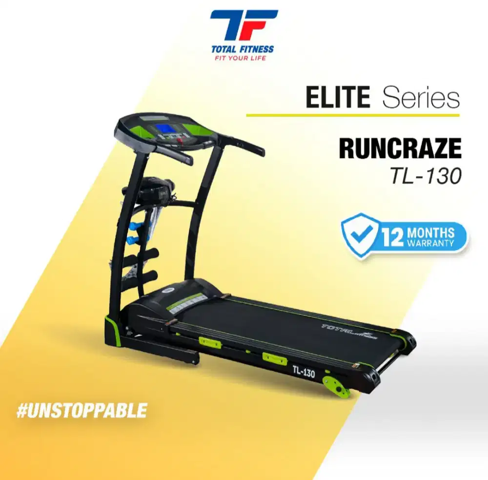 Treadmill Elektrik Total Tl-130 manaul incline