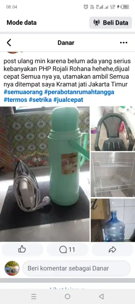 Dijual cepat semua nya