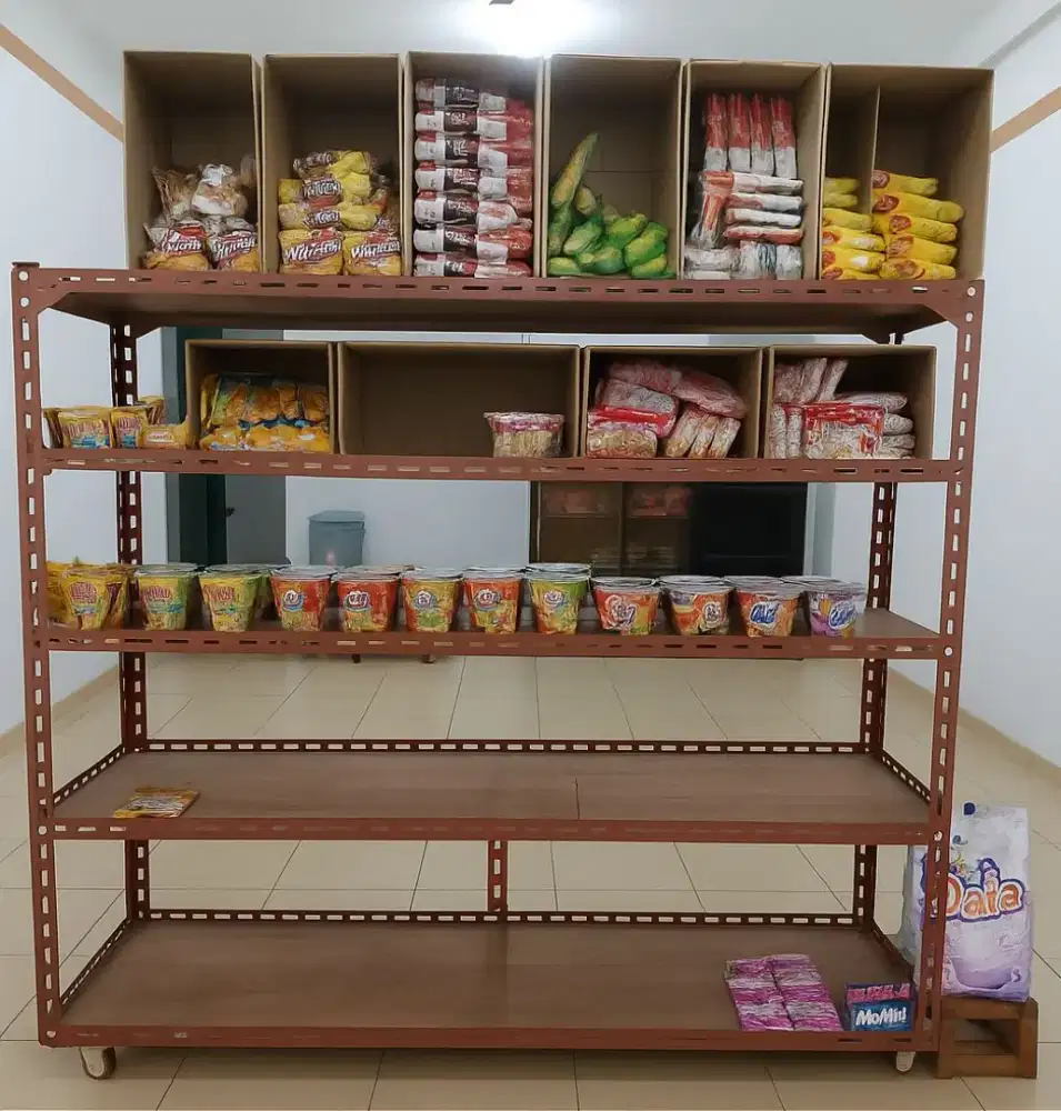 RAK MINIMARKET/TOKO/WARUNG - 5 TINGKAT