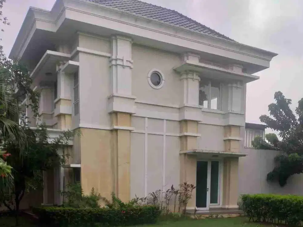 dijual di sewakan rumah luas dalam cluster mewah vernonia summarecon bekasi