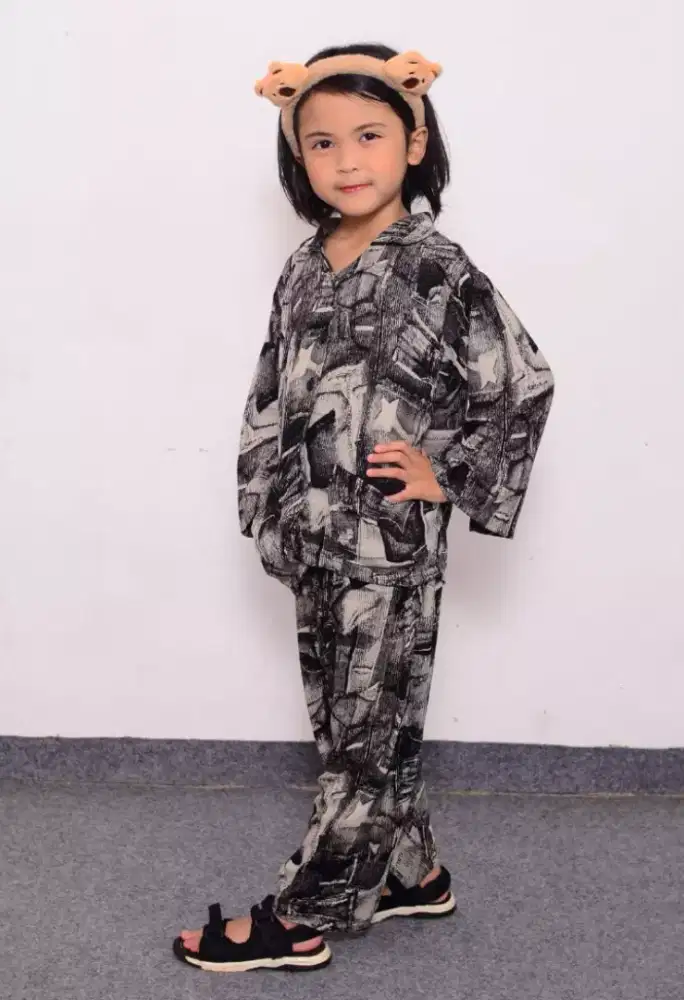 Piyama anak bahan katun rayon viscose premium