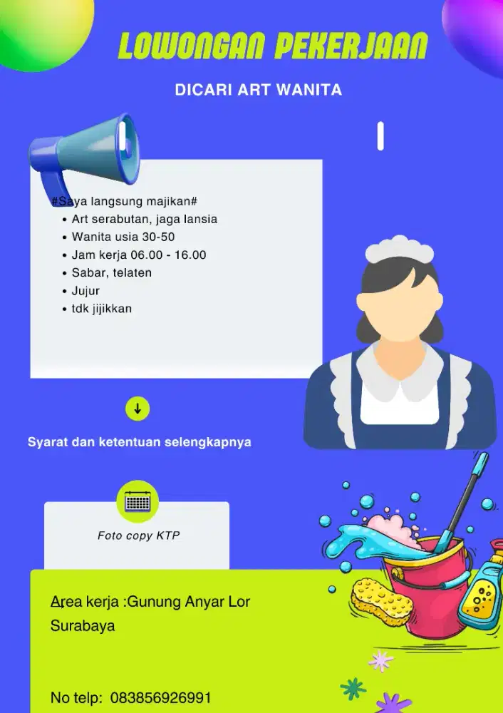 Pembantu rumah tangga dan perawat lansia