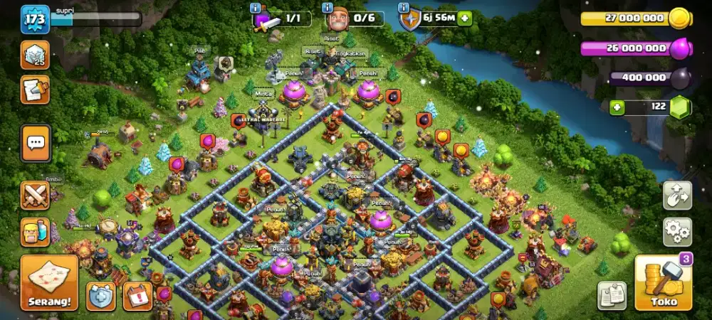 Akun games coc th17
