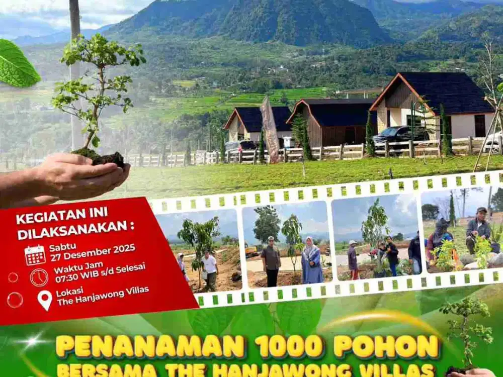 dijual Kavling villa SHM bernuansa Eropa di Jalur Puncak 2 Bogor