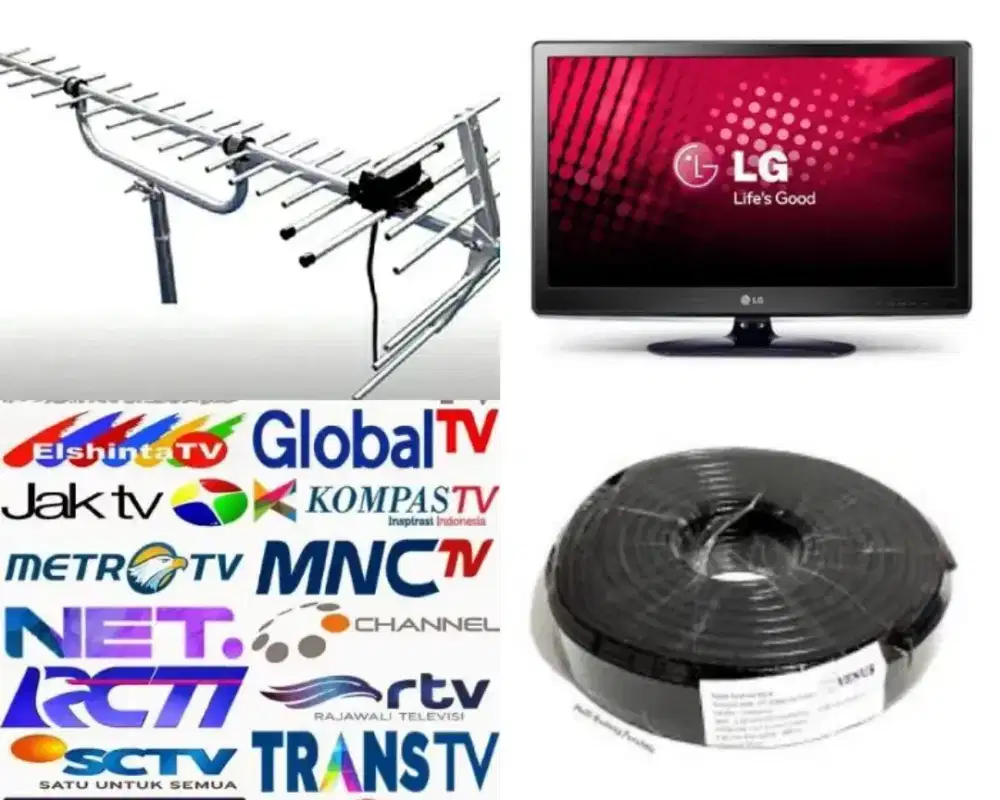 Antenna tv pasti dipasangin biar siaran sepet maximal
